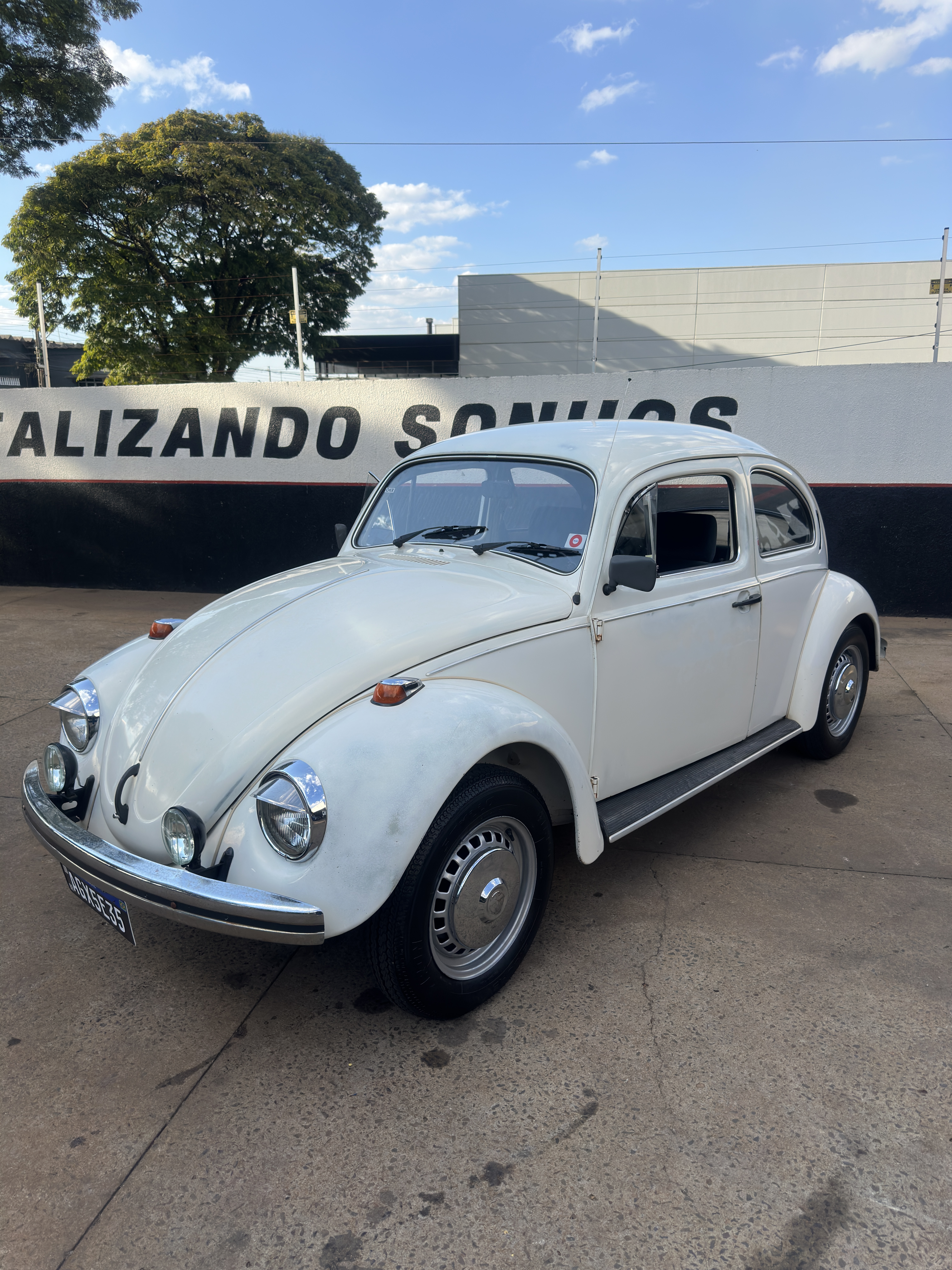 Volkswagen Fusca 1600 Branco 1980