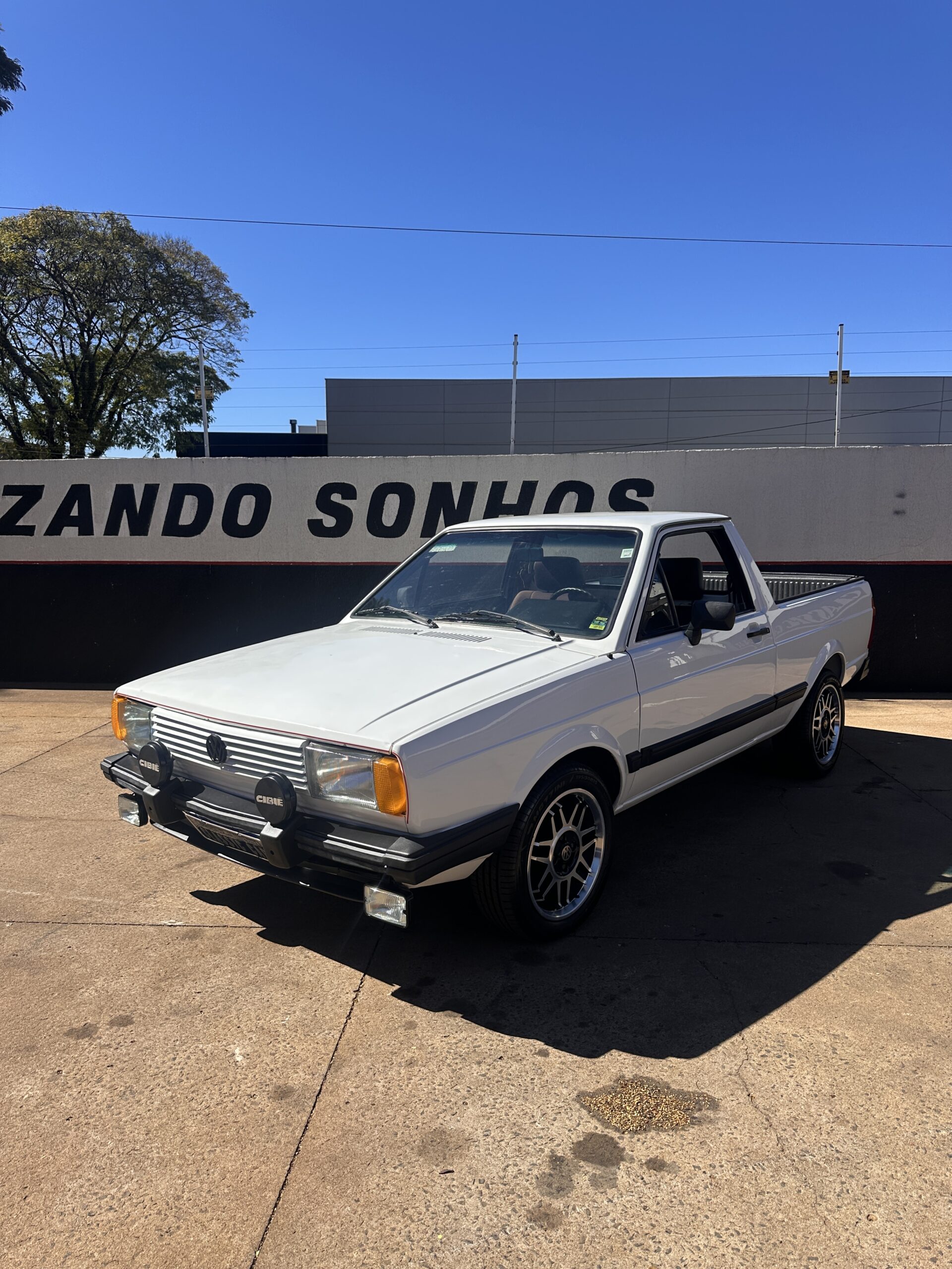VW Saveiro S Branca 1986